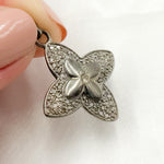 Load image into Gallery viewer, Silver Flower Pendant