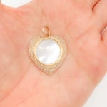 Load image into Gallery viewer, 14K Gold Hearts Pendant