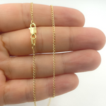 Load image into Gallery viewer, Solid Gold Long Curb Chain