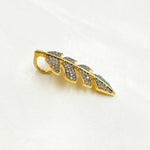 Load image into Gallery viewer, DC446. Diamond Sterling Silver Leaf Pendant