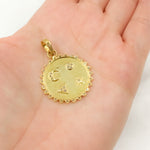 Load image into Gallery viewer, Buy Sterling Silver Round Symbols Pendants