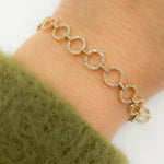 Load image into Gallery viewer, BFM61200. 14K Solid Gold Diamond Bracelet