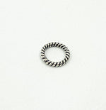 Load image into Gallery viewer, Oxidized 925 Sterling Silver Twisted Ring 6,8,10 &amp; 12mm. OXTR1
