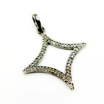 Load image into Gallery viewer, DC038. Diamond Sterling Silver Star Shape Pendant