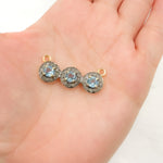 Load image into Gallery viewer, DC260. Diamond Sterling Silver Fancy Pendant with Gemstone
