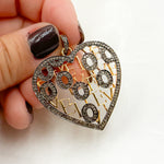 Load image into Gallery viewer, Sterling Silver Heart Love Pendant