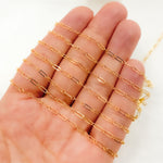 Load image into Gallery viewer, Buy Online Gold Filled Flat Long and Short Chain