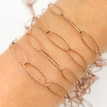 Load image into Gallery viewer, Sterling Silver Diamond Cut Oval Link Chain