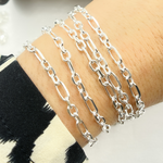 Load image into Gallery viewer, Sterling Silver Diamond Cut Paperclip Link Chains