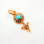 Load image into Gallery viewer, Shop now Diamond Silver Arrow Mini Charm with Gemstone