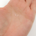 Load image into Gallery viewer, White Sterling Silver Open Jump Ring