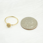 Load image into Gallery viewer, 14K Solid Gold Diamond Ring.