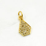 Load image into Gallery viewer, DC1015. Diamond Sterling Silver Drop Charm