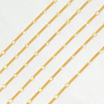 Load image into Gallery viewer, V235GF. 14k Gold Filled Curb and Diamond Cut Marina Link Chain