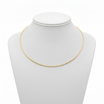 Load image into Gallery viewer, BOZ1. Sterling Silver Gold Plated Cord Choker Necklace