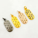 Load image into Gallery viewer, DC788. Diamond & Sterling Silver Oval Pendant