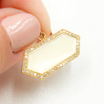 Load image into Gallery viewer, DP813A. Diamond Sterling Silver Enamel Pendant