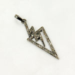 Load image into Gallery viewer, DP244. Diamond & Sterling Silver Thunder Bolt Pendant