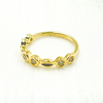 Load image into Gallery viewer, 14K Solid Gold Diamond Ring.