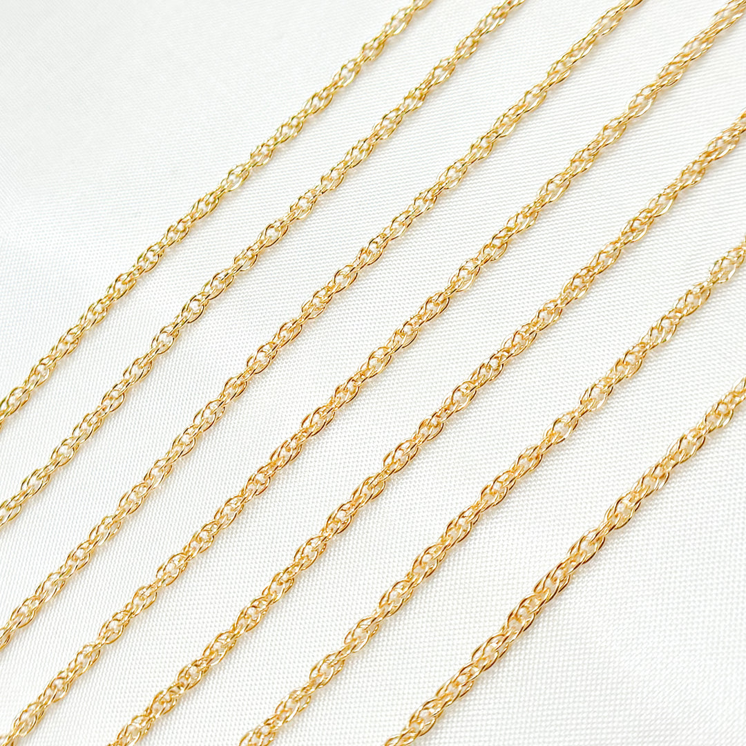 013RGF. 14K Gold Filled Rope Chain