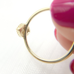 Load image into Gallery viewer, 14K Solid Gold Diamond Ring.