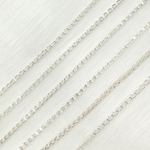 Load image into Gallery viewer, Z32SS. Sterling Silver 1.7mm Wheat Chain