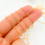 Load image into Gallery viewer, 143GF. 14k Gold Filled Oval & 3 Round Link Chain.