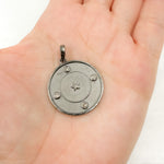 Load image into Gallery viewer, Shop now Sterling Silver Round Star Pendant
