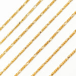 Load image into Gallery viewer, Solid Gold Round Figaro Link Chain