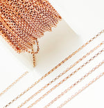 Load image into Gallery viewer, Rose Gold Filled Cable Chain. 887RGF
