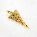 Load image into Gallery viewer, DC353. Diamond Silver Spike Pendant