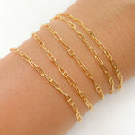 Load image into Gallery viewer, V248GF. 14K Gold Filled Smooth Marina Link Chain