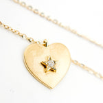 Load image into Gallery viewer, 14K Solid Gold Diamond and Emerald Mix Shapes Fancy Necklaces