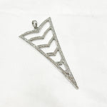 Load image into Gallery viewer, DP051. Diamond Sterling Silver Arrow Head Pendant