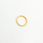Load image into Gallery viewer, Gold Plated Twisted Jump Ring