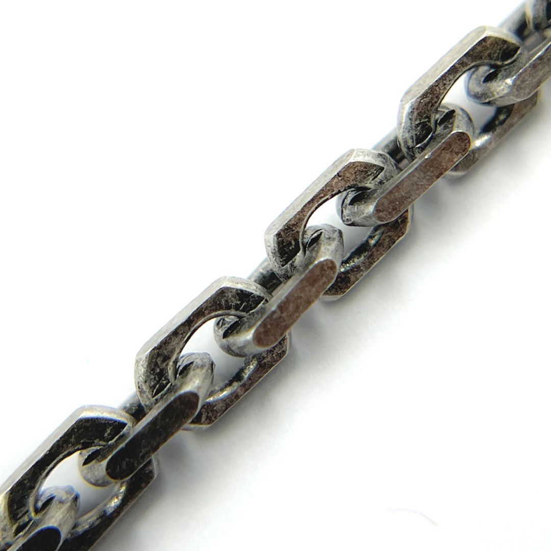 Z39OX. Oxidized Sterling Silver Thick Box Chain