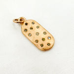 Load image into Gallery viewer, DC788. Diamond & Sterling Silver Oval Pendant