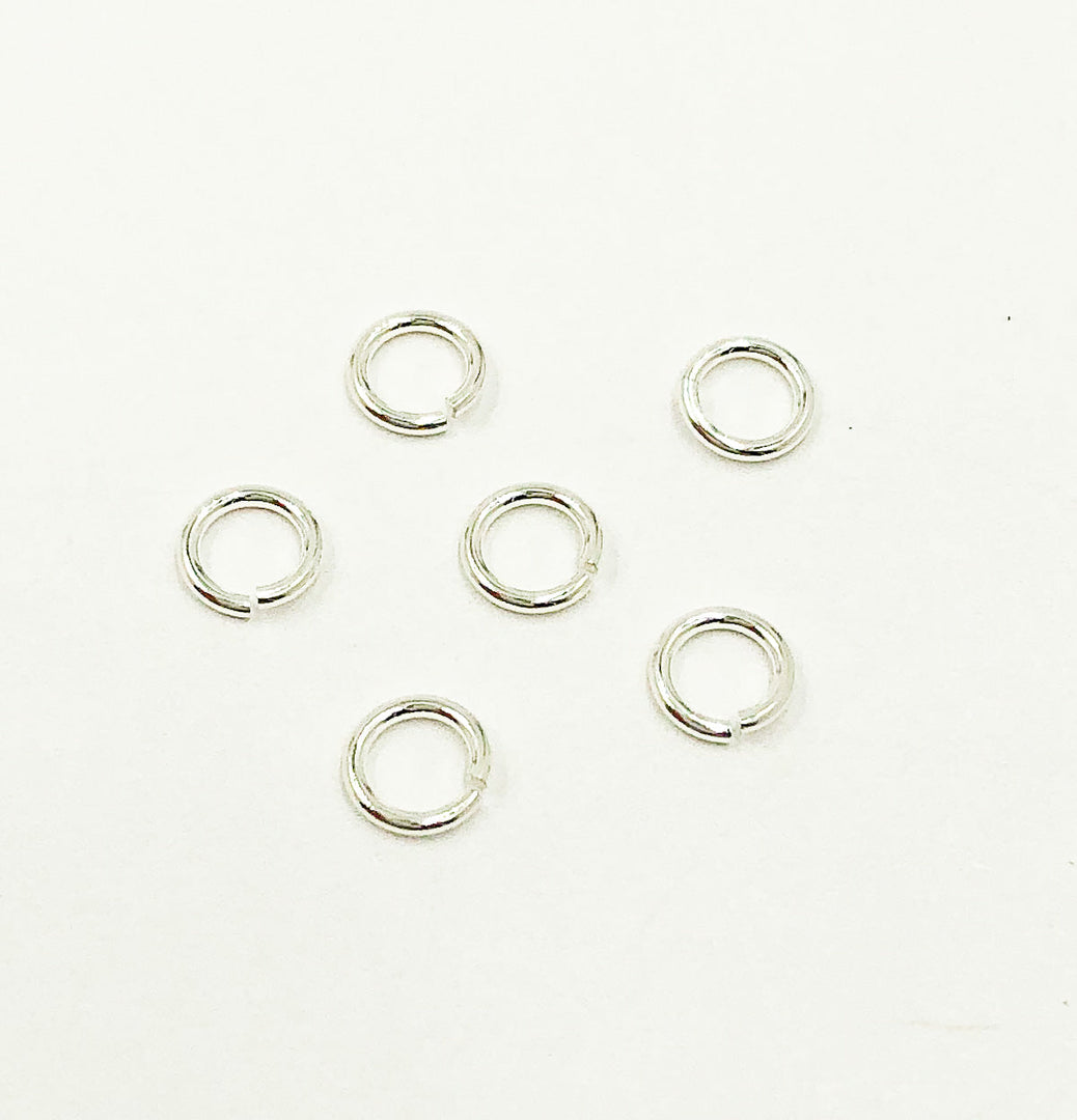 925 Sterling Silver Open Jump Ring 22 Gauge 4mm. 5004445