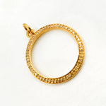 Load image into Gallery viewer, DC858. Diamond Sterling Silver Ring Pendant