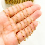 Load image into Gallery viewer, SAP4. Tundu Sapphire Gold Plated Wire Chain