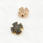 Load image into Gallery viewer, DC742. Diamond & Sterling Silver Cross Bead