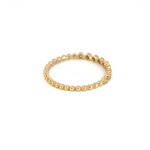 Load image into Gallery viewer, 14k Solid Gold Diamond Bead Ring.