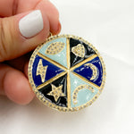 Load image into Gallery viewer, Silver Lucky Round Pendant