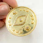 Load image into Gallery viewer, Shop Diamond Sterling Silver Round Eye and Star Pendants