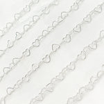 Load image into Gallery viewer, 630SS. Sterling Silver Heart Link Chain
