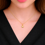 Load image into Gallery viewer, GDP144. 14K Solid Gold Diamond Star Charm