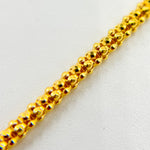 Load image into Gallery viewer, Gold Plated Sterling Silver Popcorn Necklace
