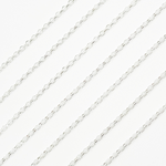 Load image into Gallery viewer, Silver Cable Link Chain
