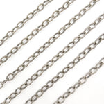Load image into Gallery viewer, Sterling Silver Twisted Oval Link Chain