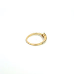 Load image into Gallery viewer, RFD17774EM. 14K Solid Gold Diamond and Emerald Snake Ring